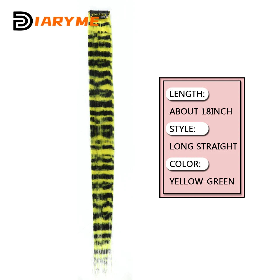 Synthetic One Card Hair Extension Wig Hair