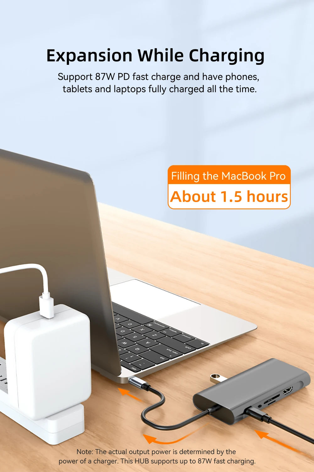 11 in 1 USB C HUB Type C to 4K HDMI-compatible USB 3.0 A