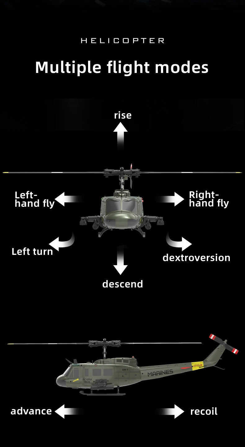 Helicopter 2.4G 6-Aixs Gyroscope 6CH Altitude