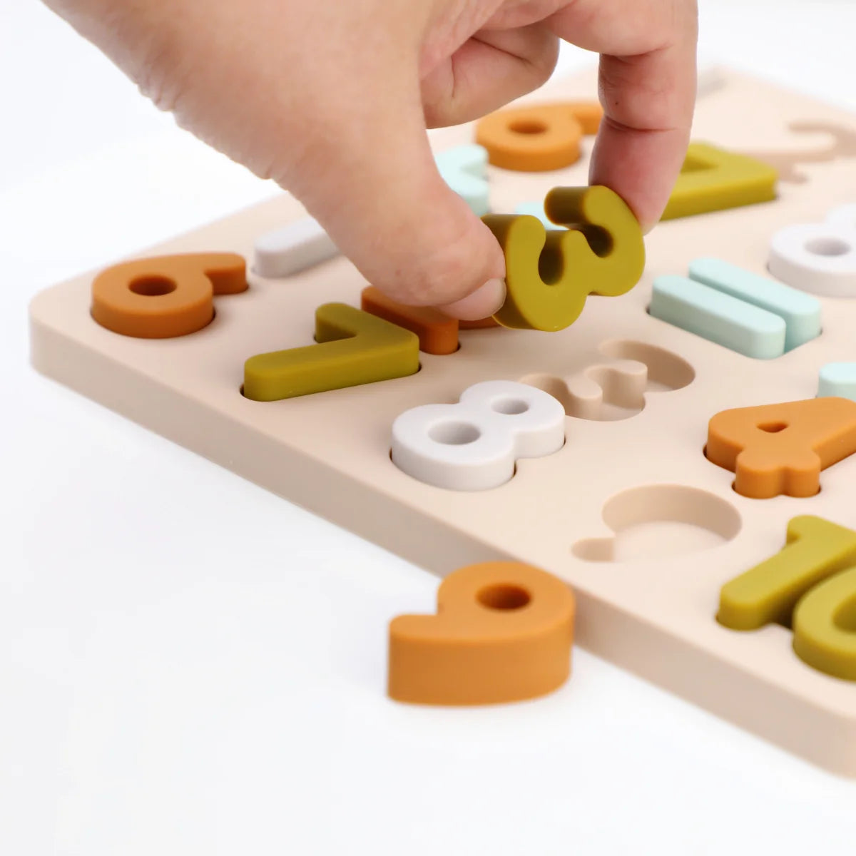 Silicone Montessori Letters Number Puzzle