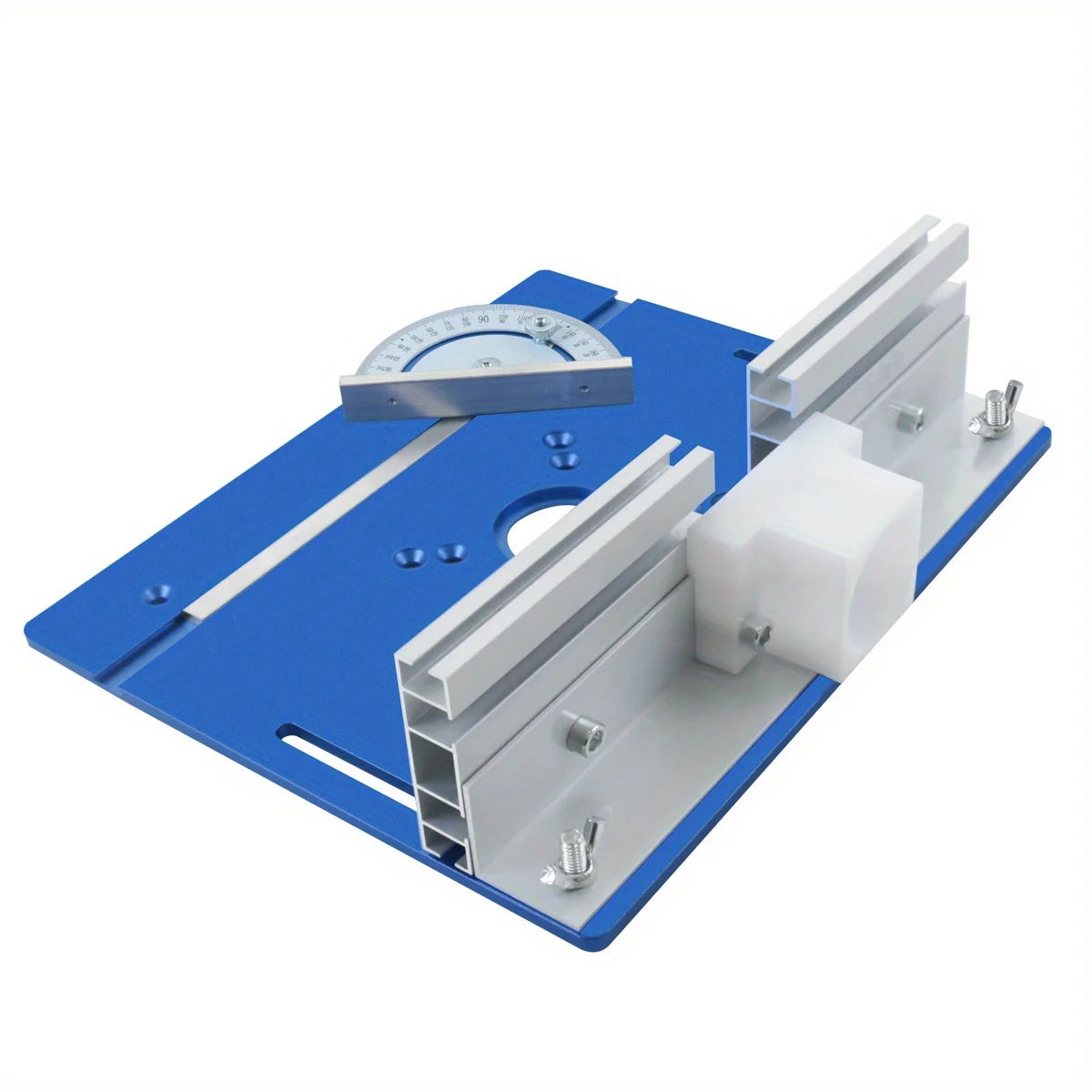 Woodworking Router Lift System and Aluminum Top Plate