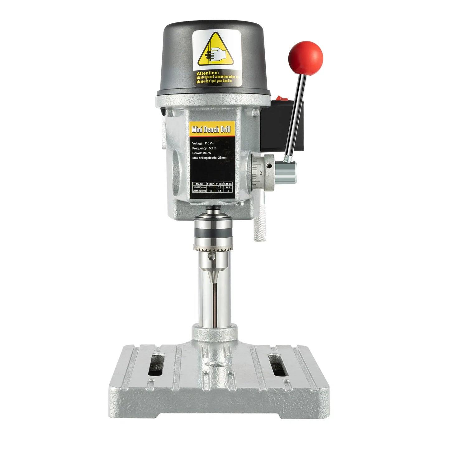 Mini Benchtop Drill Press 340W 110V Electric Wood Drilling Machine