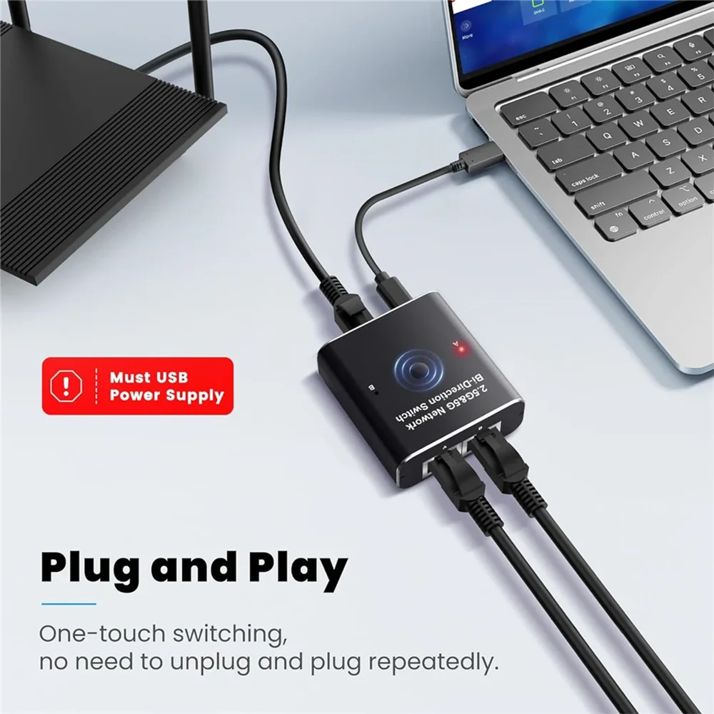 1000Mbps Network Bi-Direction Switch