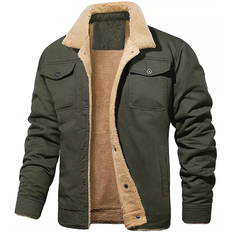 2025 New Men's Winter Casual Fleece Jacket