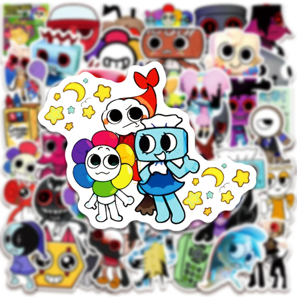 Funny Game Dandys World Stickers Cute Cartoon