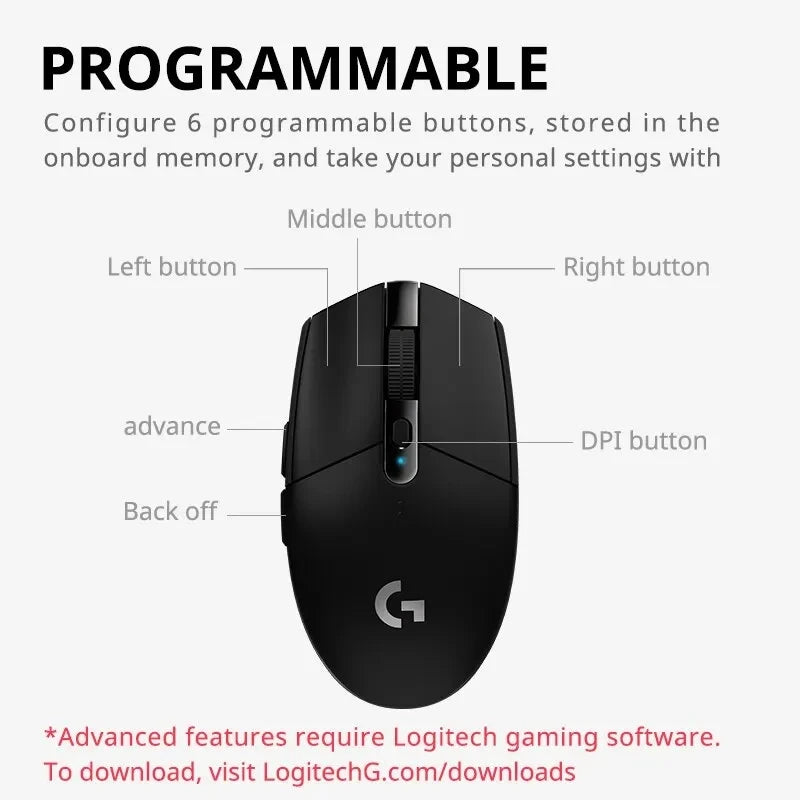 Logitech G304 G305 Wireless Mouse Gaming Esports