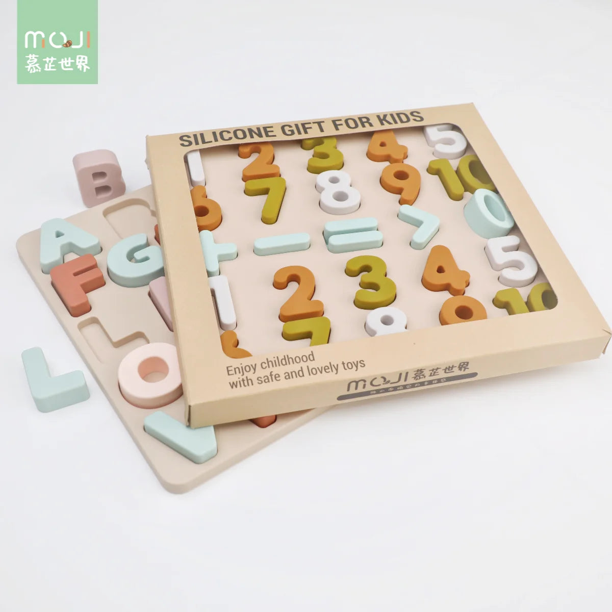 Silicone Montessori Letters Number Puzzle