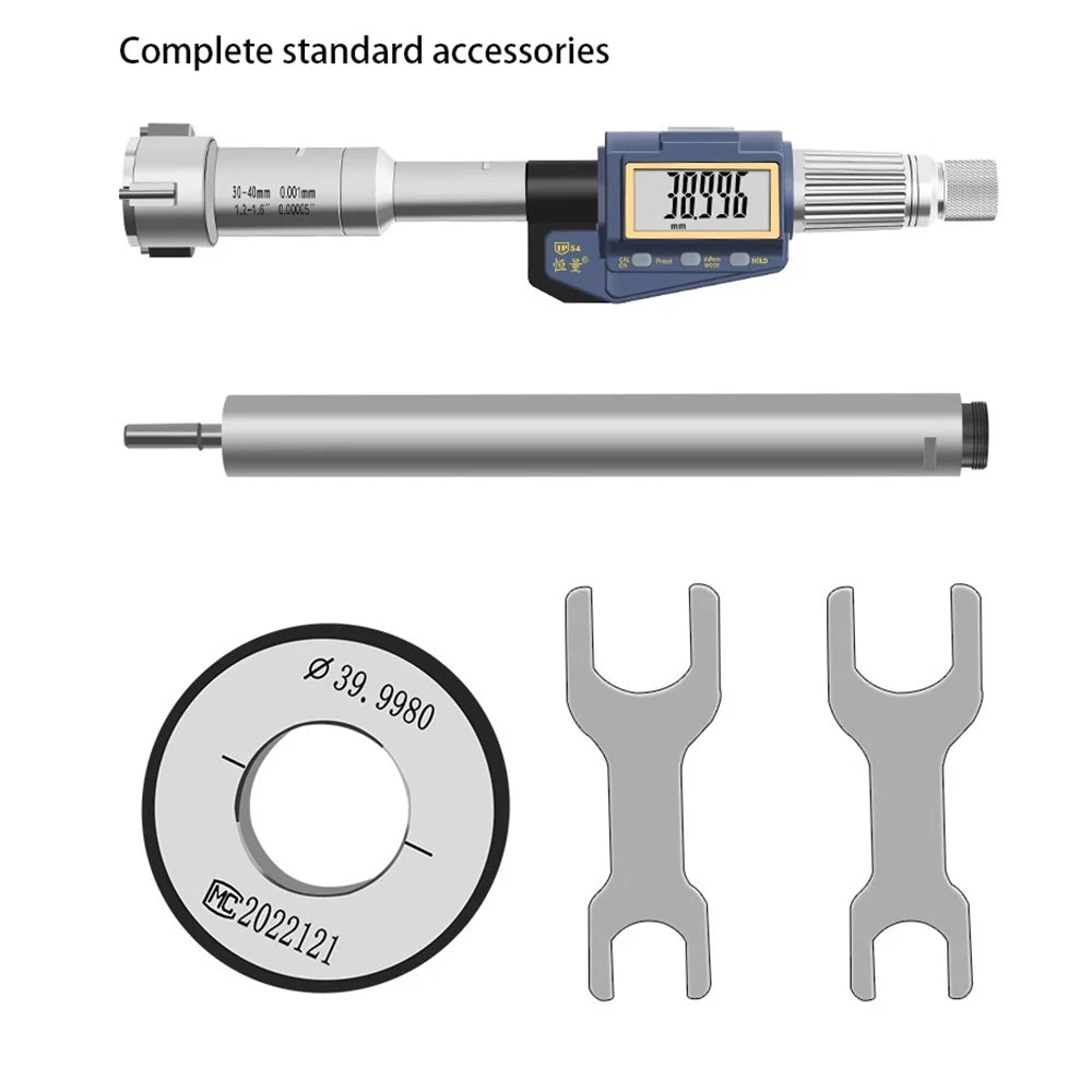 Digital Three-Claw/three-Point Inner Diameter Micrometer