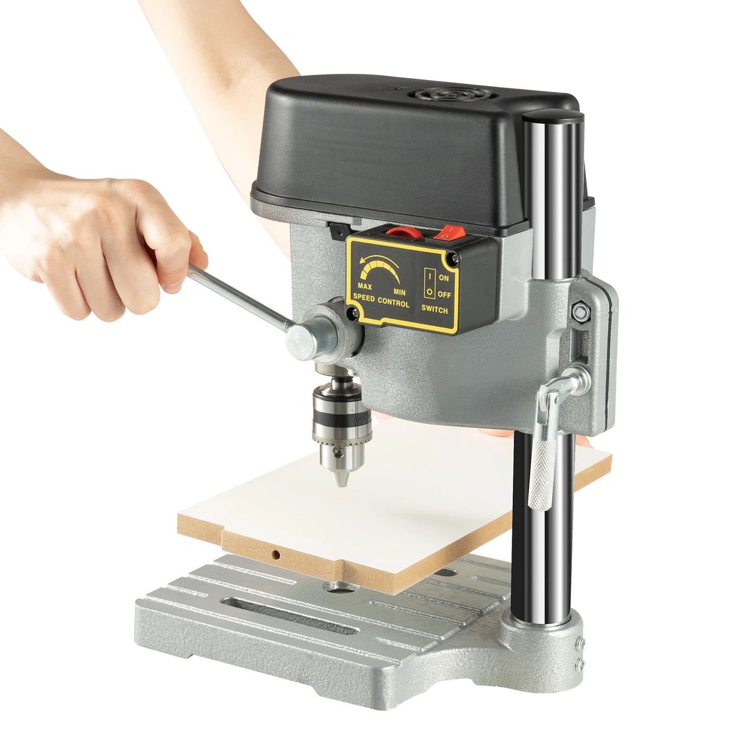 Mini Benchtop Drill Press 340W 110V Electric Wood Drilling Machine