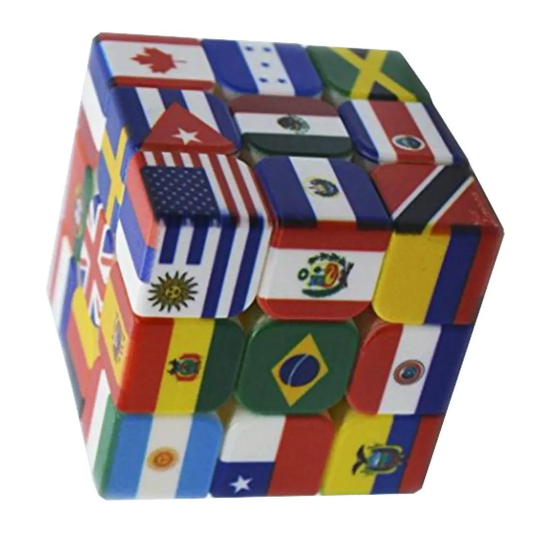 3X3X3 UV Print National Flags Cubes Speed Puzzle
