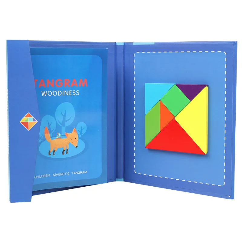 Children Magnetic Wooden Jigsaw Block Puzzle