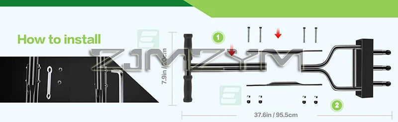3 in 1 Manual Heavy Duty Hand Nail Gun 6" Steel Furniture Stapler