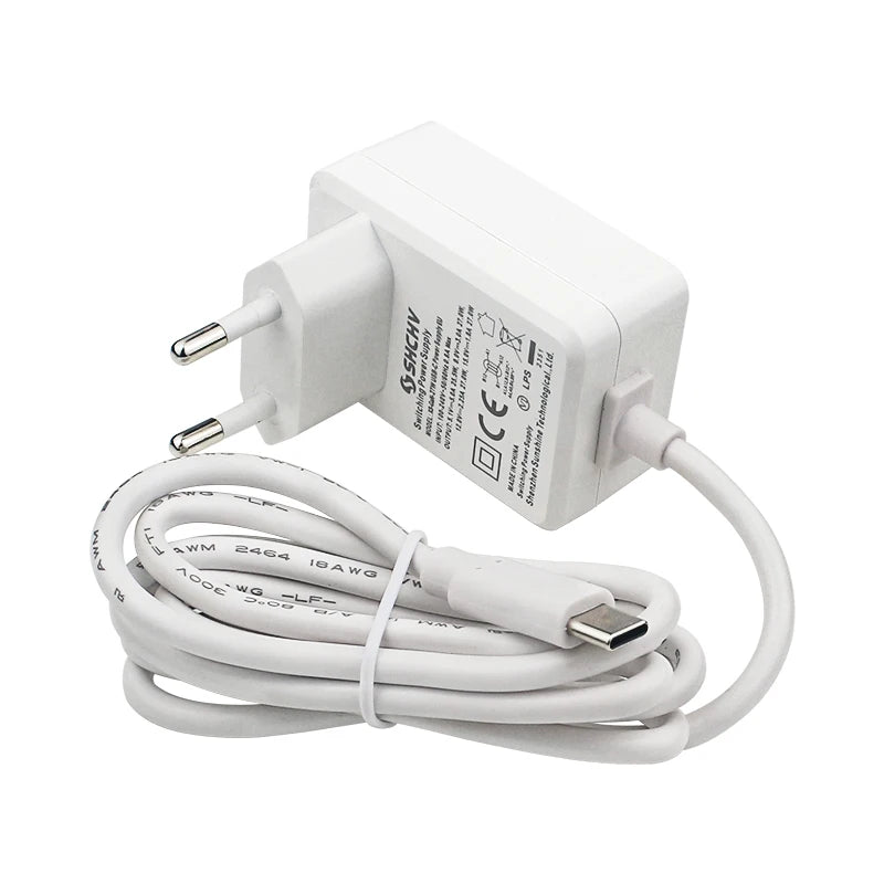 Raspberry Pi 5 5.1V 5A Power Supply PD 27W USB Type C