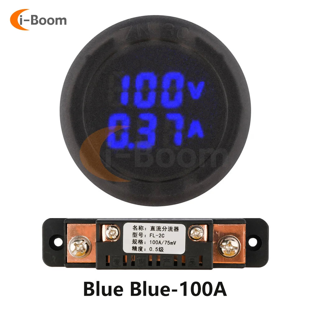 DC 5V ~ 100V LED Digital Display Voltmeter Ammeter