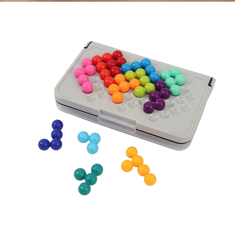 120 Challenges IQ 3D Puzzle Board Game Classic Pyramid Plate
