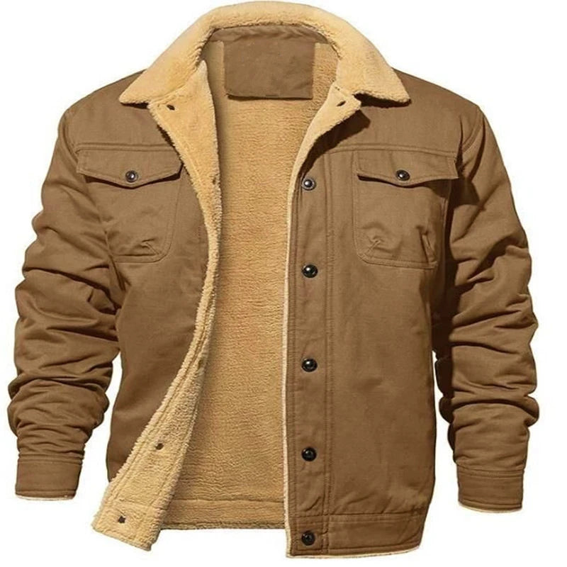 2025 New Men's Winter Casual Fleece Jacket