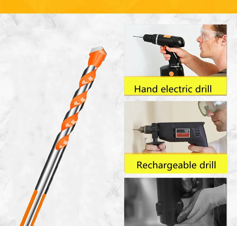 6PCS Multifunctional Triangle Drill Bit Diamond Drill