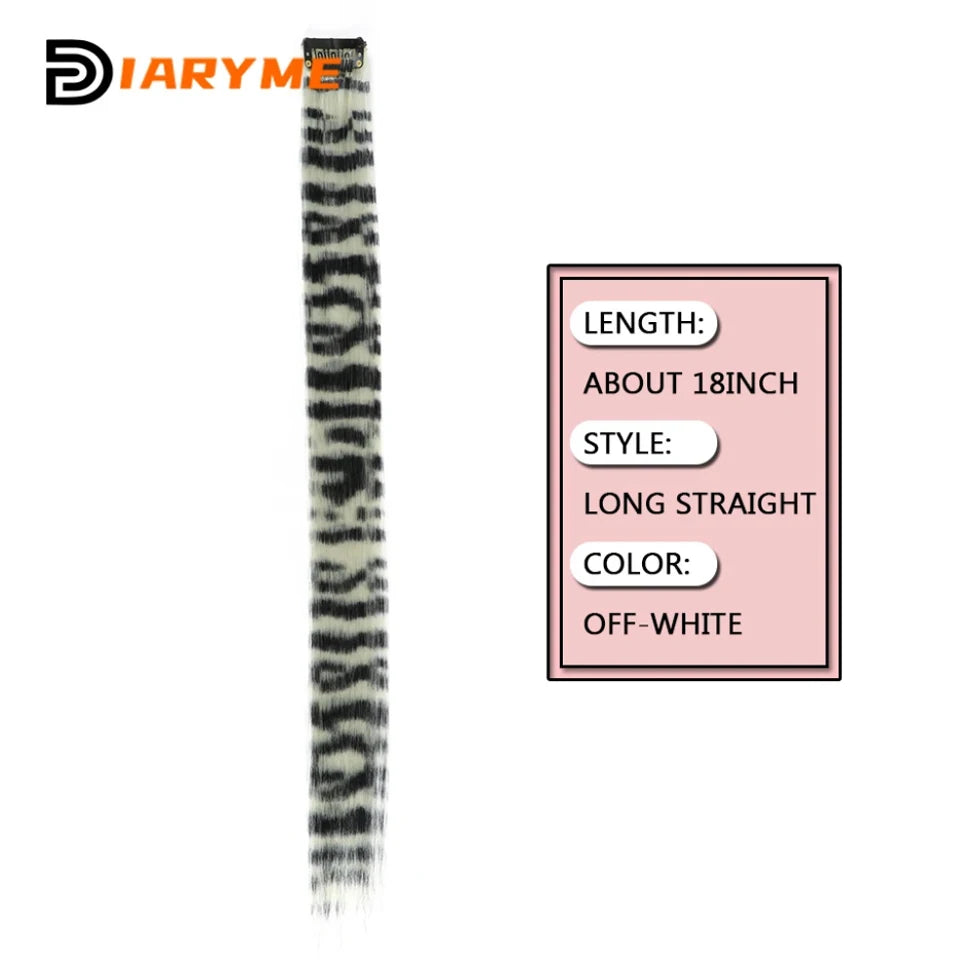 Synthetic One Card Hair Extension Wig Hair
