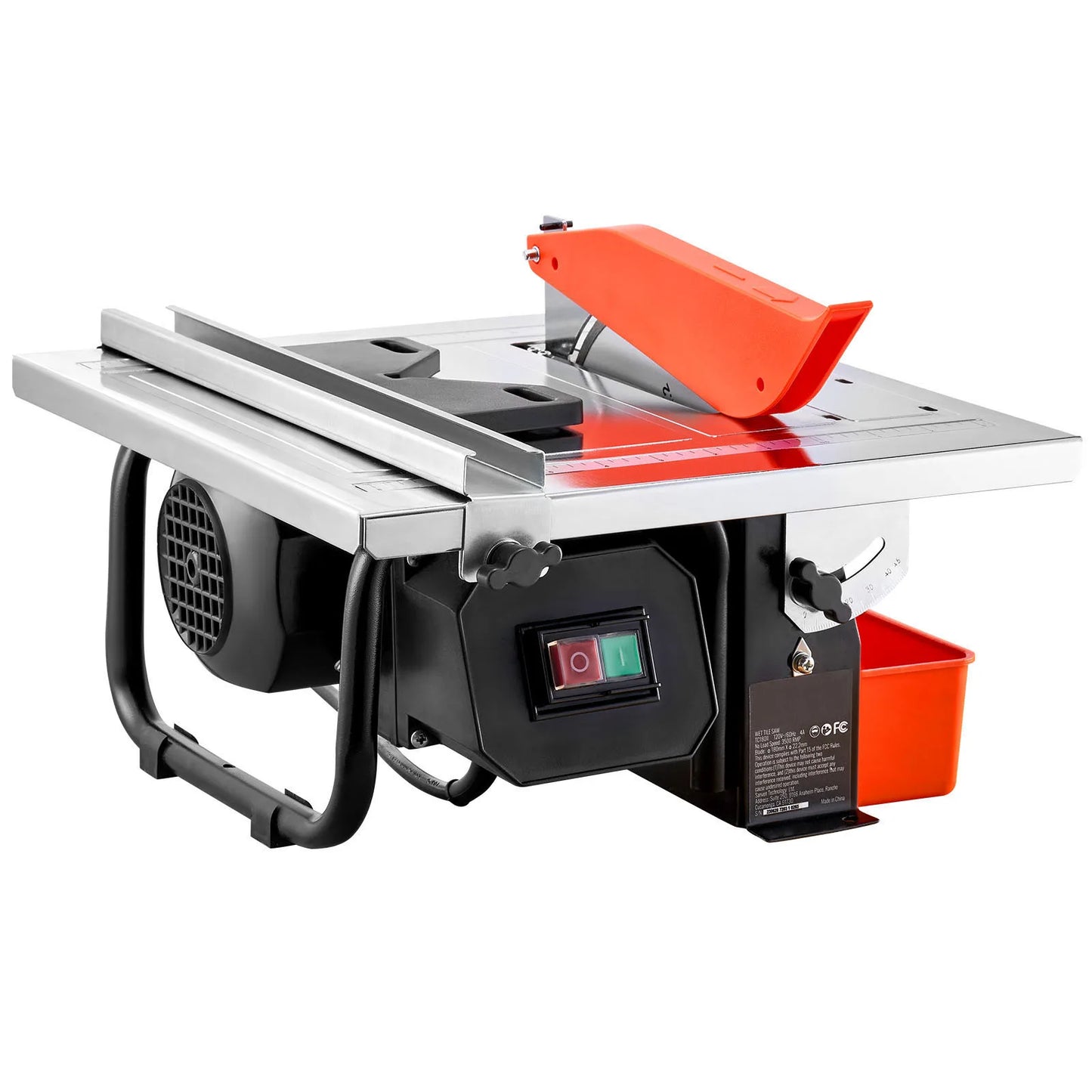 SucceBuy Wet Tile Saw 7-inch 65Mn Steel Blade 3500 RPM Induction Motor
