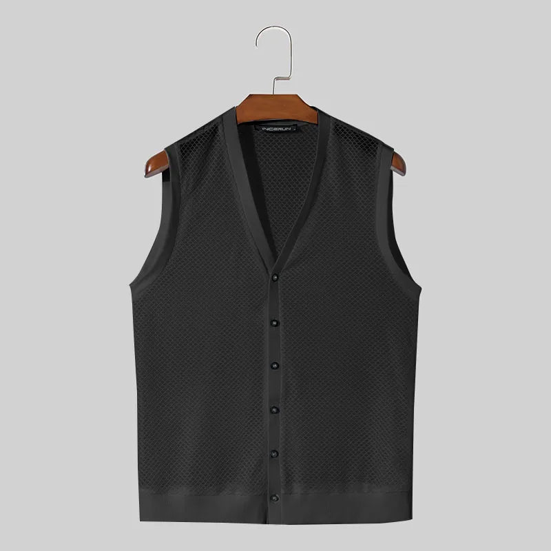 Fashion Leisure Style Tops INCERUN Men Personality