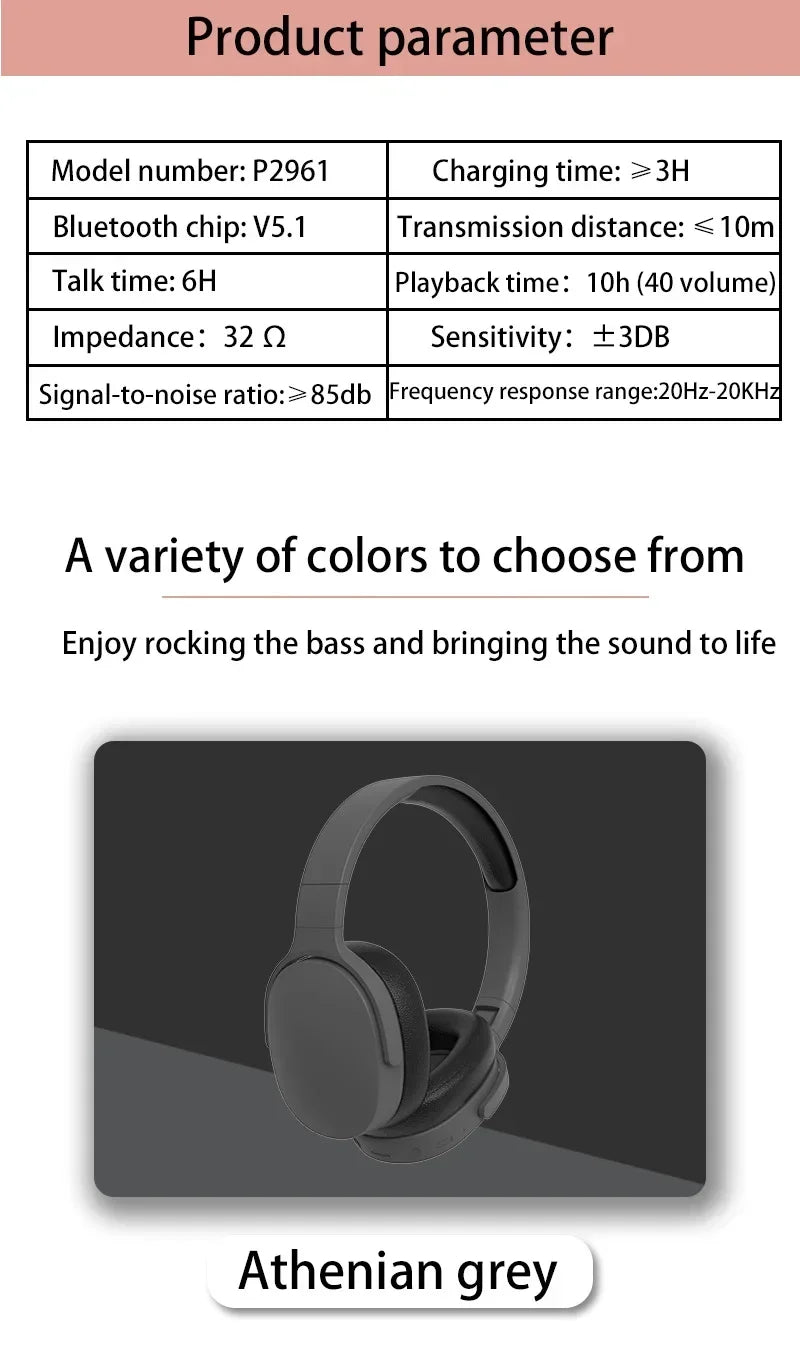 Xiaomi Original Bluetooth Earphone P2961 HIFI Headset Wireless
