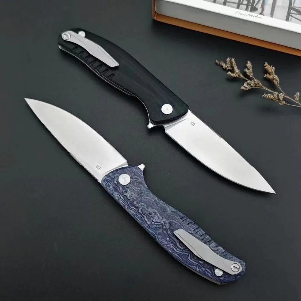 Kesiwo Tactical Folding knife D2 Blade G10