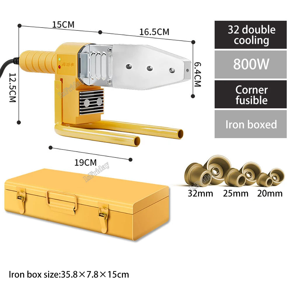 PB/PP/PE/PPR Pipe Welding Machine 600W-1000W pvc pipe