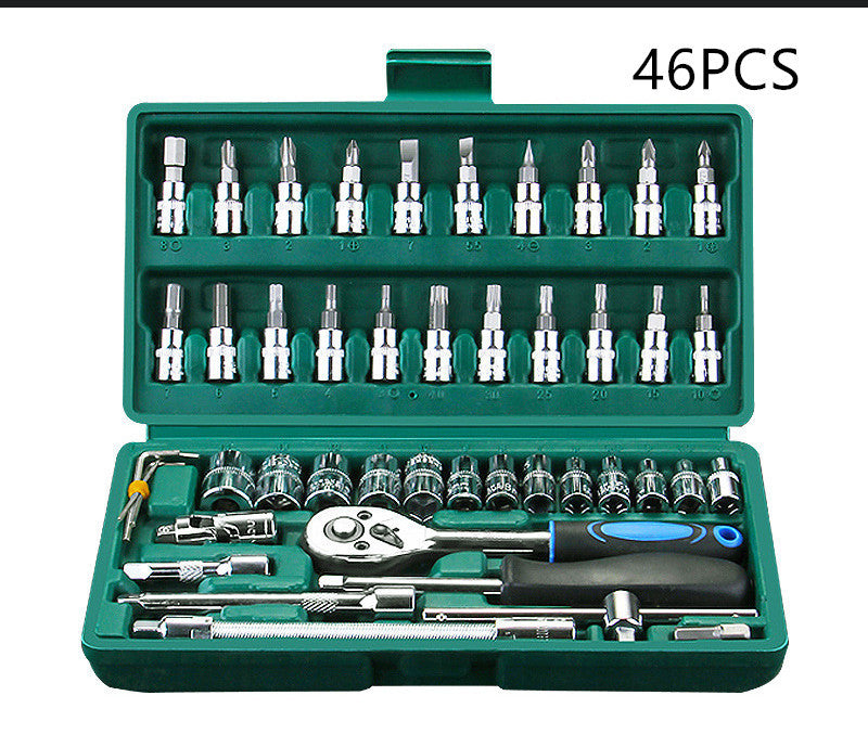 Socket wrench set fast socket