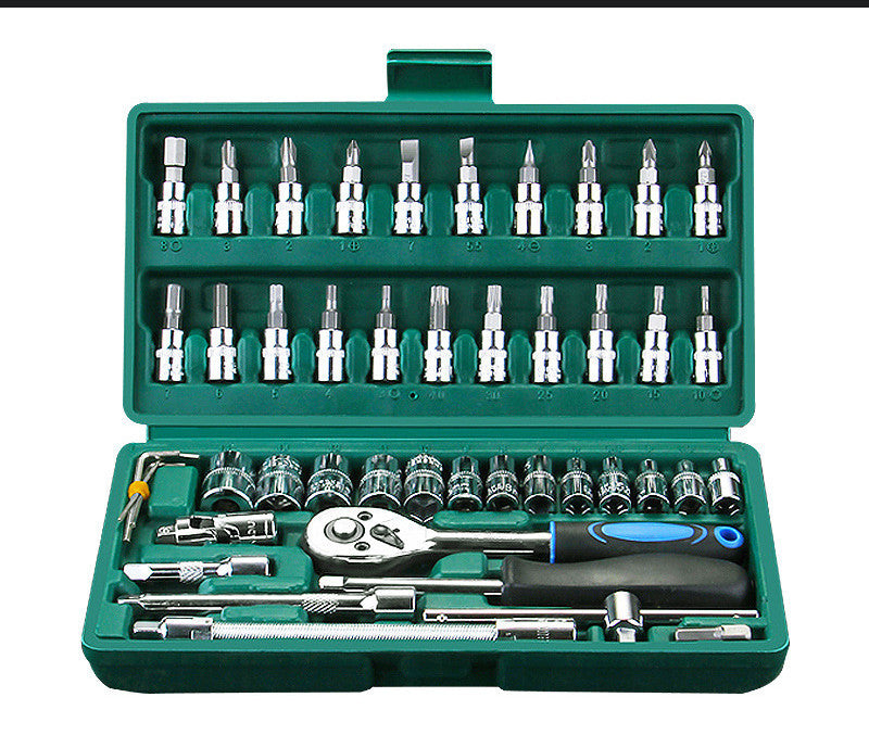 Socket wrench set fast socket
