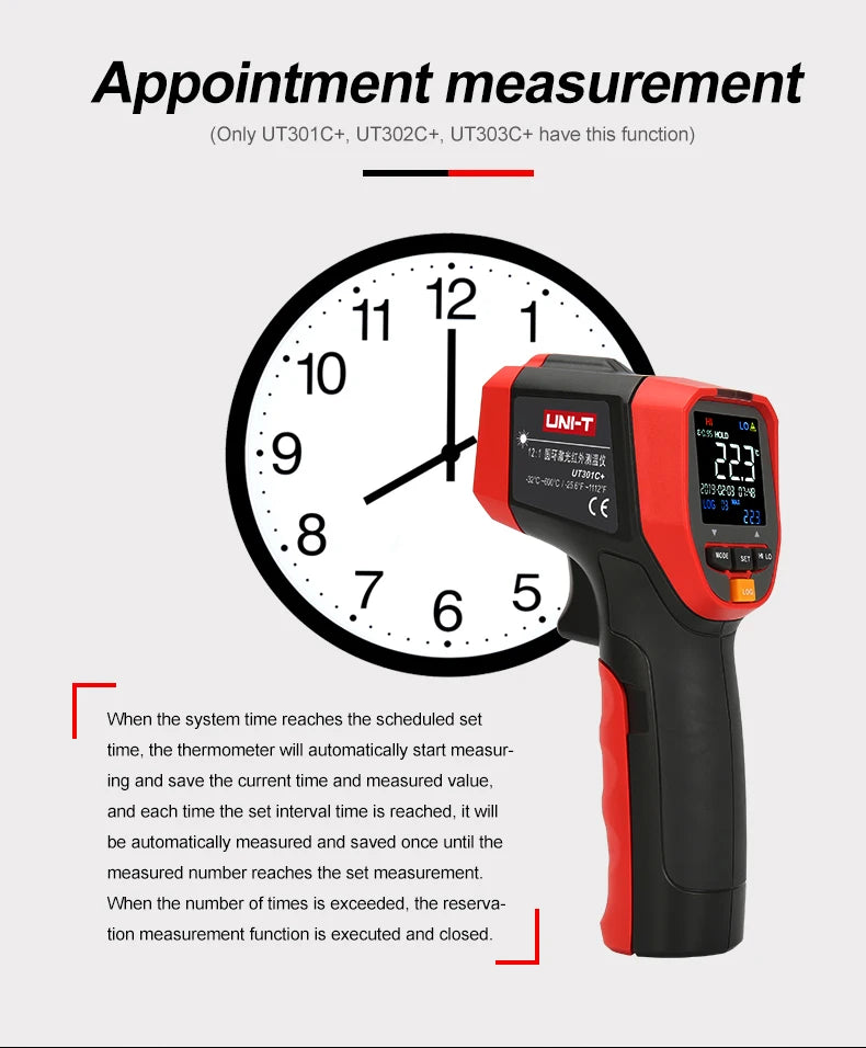 UNI-T Non Contact Infrared Laser Thermometer HD