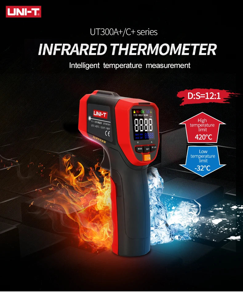 UNI-T Non Contact Infrared Laser Thermometer HD