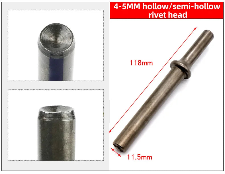 HIFESON Pneumatic Rivet Head Semi-hollow Solid Rivet