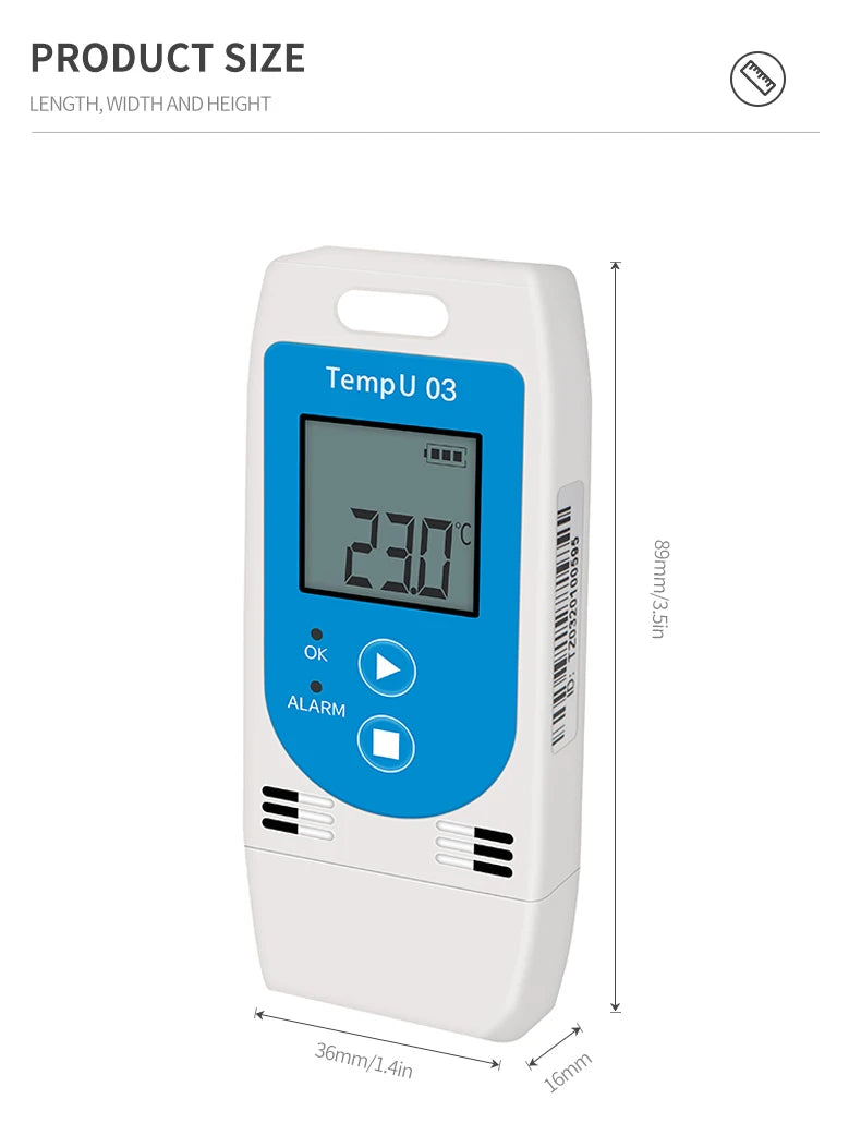 Mini USB Temperature Data Logger
