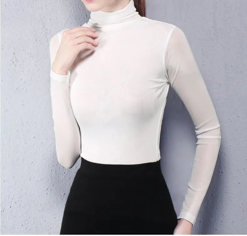 Size S-4XL Women Turtleneck