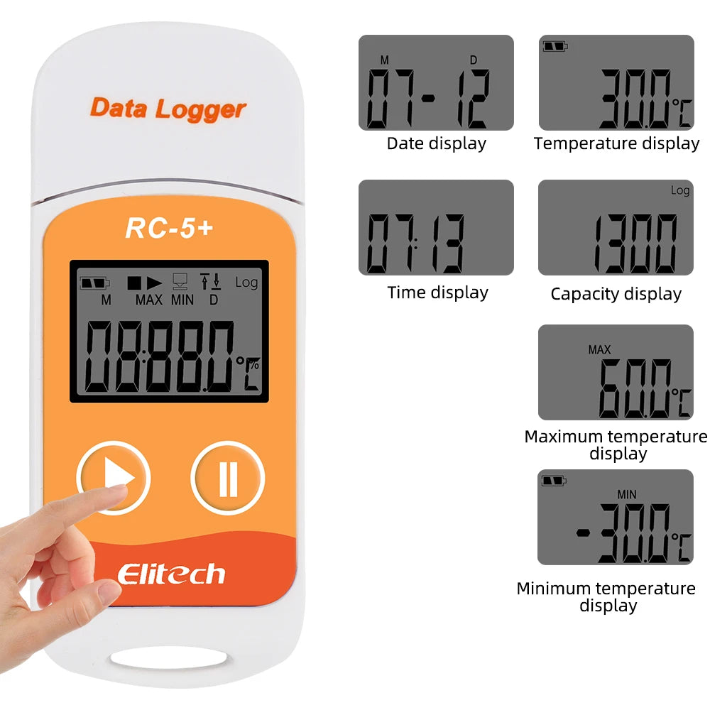 Mini USB Temperature Data Logger