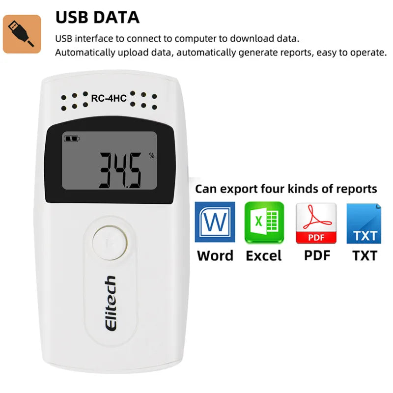 Mini USB Temperature Data Logger