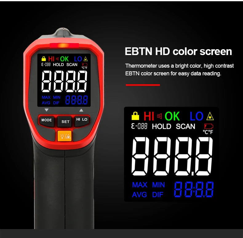 UNI-T Non Contact Infrared Laser Thermometer HD