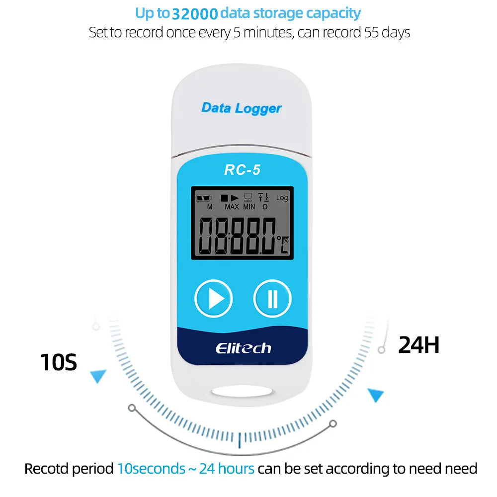 Mini USB Temperature Data Logger