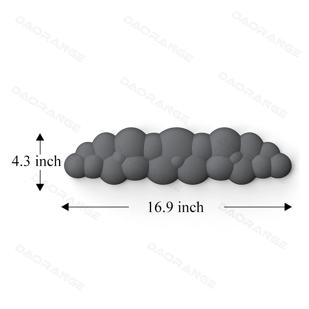 Soft Keyboard Wrist Rest Cloud Non-Slip Rubber