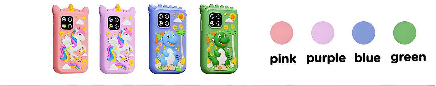 New Smart Phone Kids Toys Unicorn  20 Games Dual Camera Music