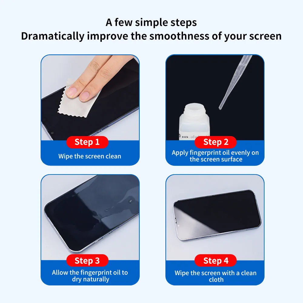 Anti Scratch Oleophobic Coating Oil Liquid For Phone Screen