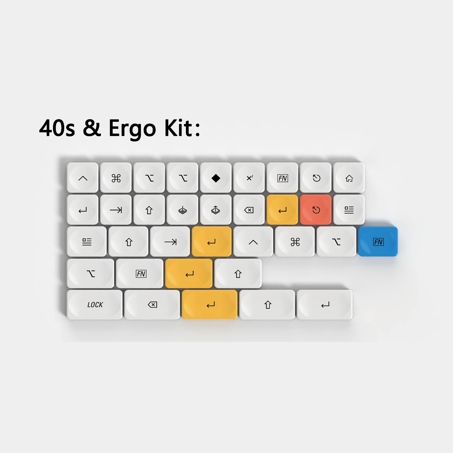 Time Machine Theme Low Profile Keycap PBT Custom Ultra-thin