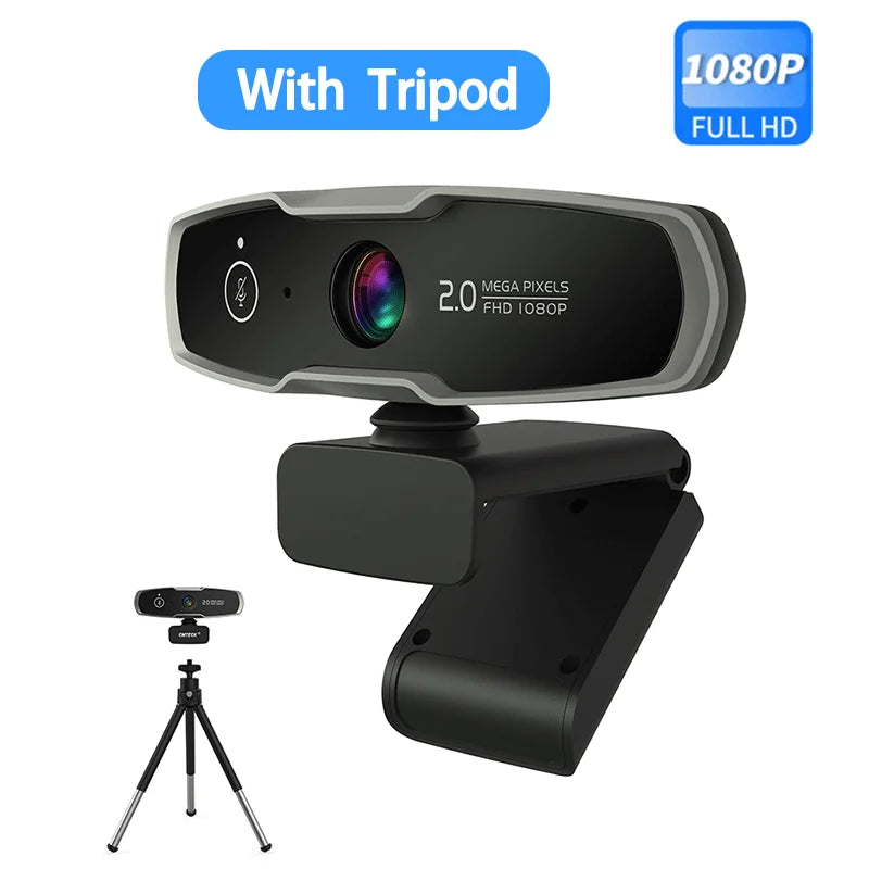 4K Webcam 1080P 2K Full HD Web Camera With Microphone