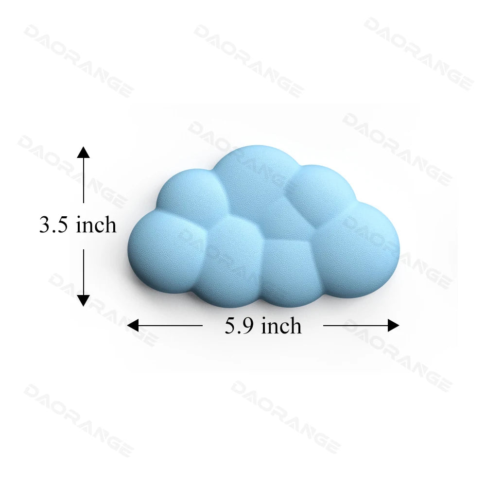 Soft Keyboard Wrist Rest Cloud Non-Slip Rubber
