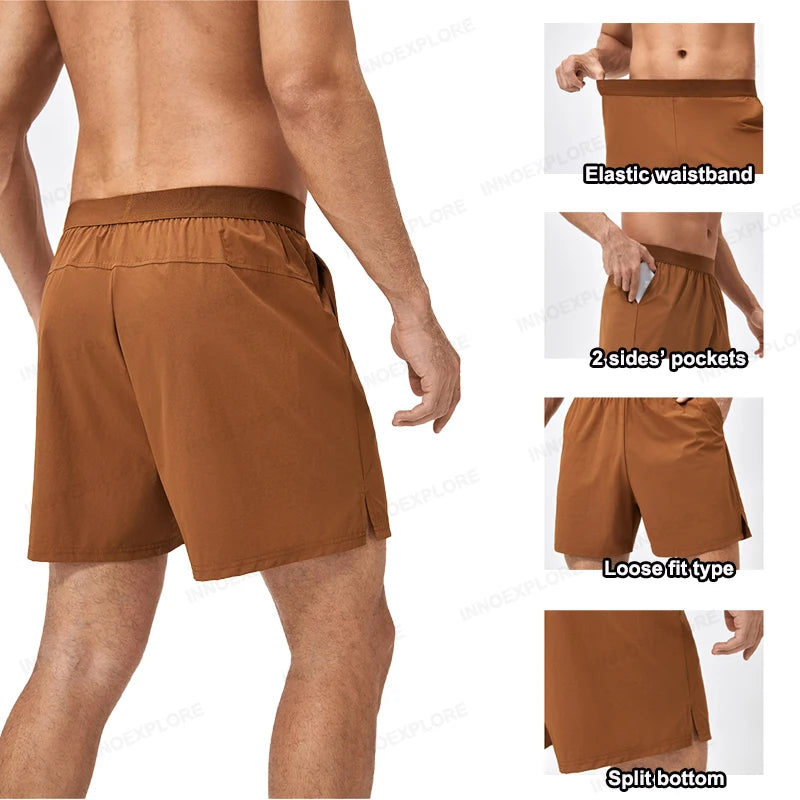 Men Gym Shorts Quick Dry Nylon Jogger