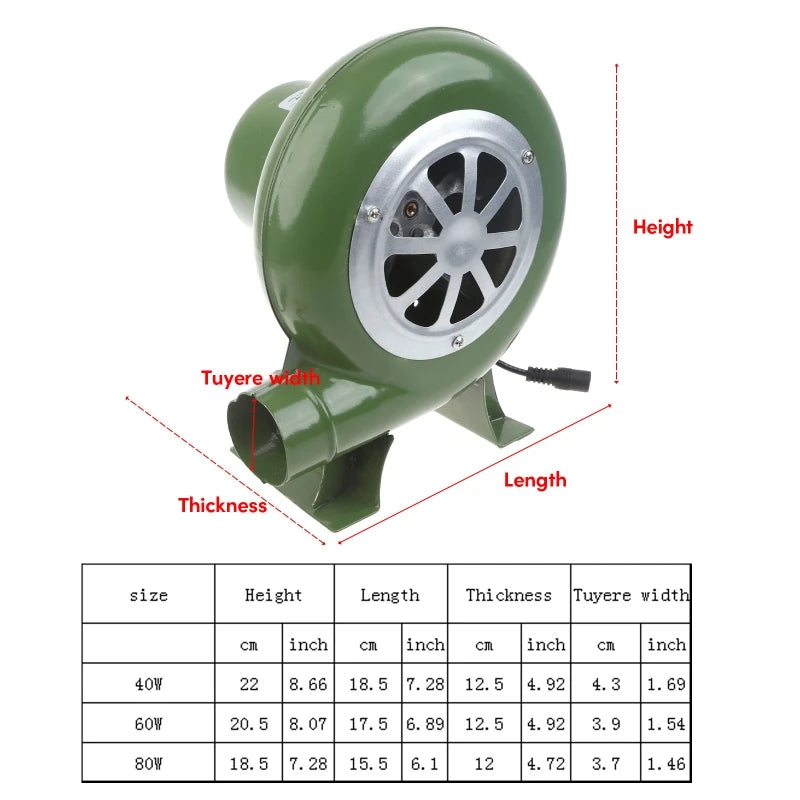 Electric Blower Fan BBQ Fan