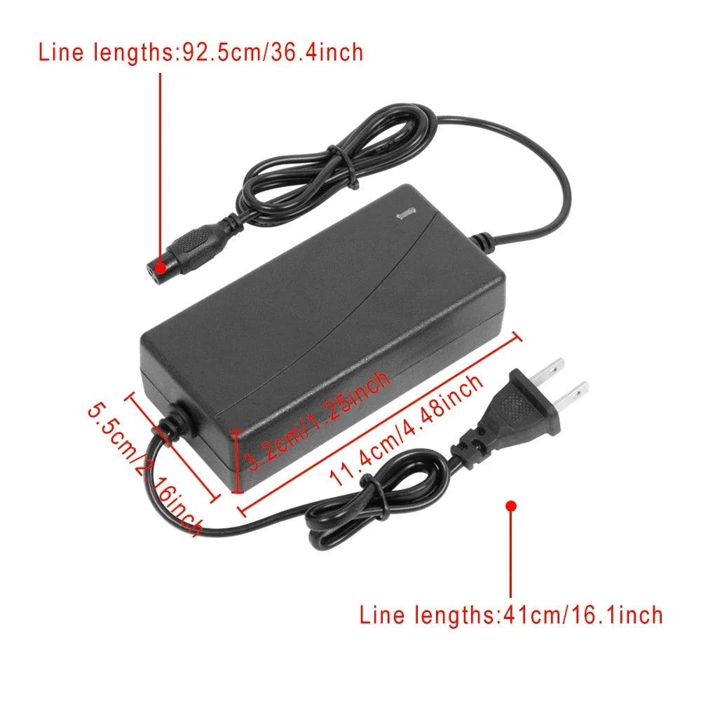Battery Charger for Ebike Hoverboard 42v 2A