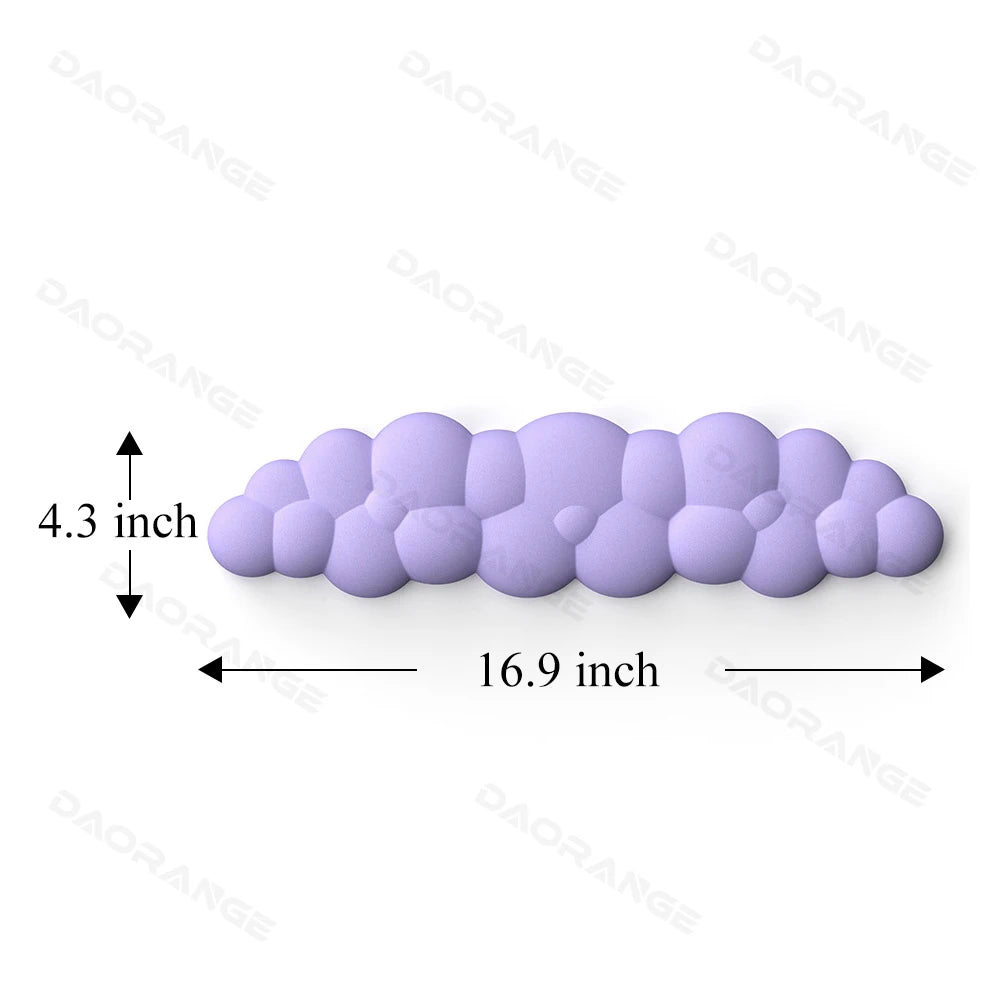Soft Keyboard Wrist Rest Cloud Non-Slip Rubber