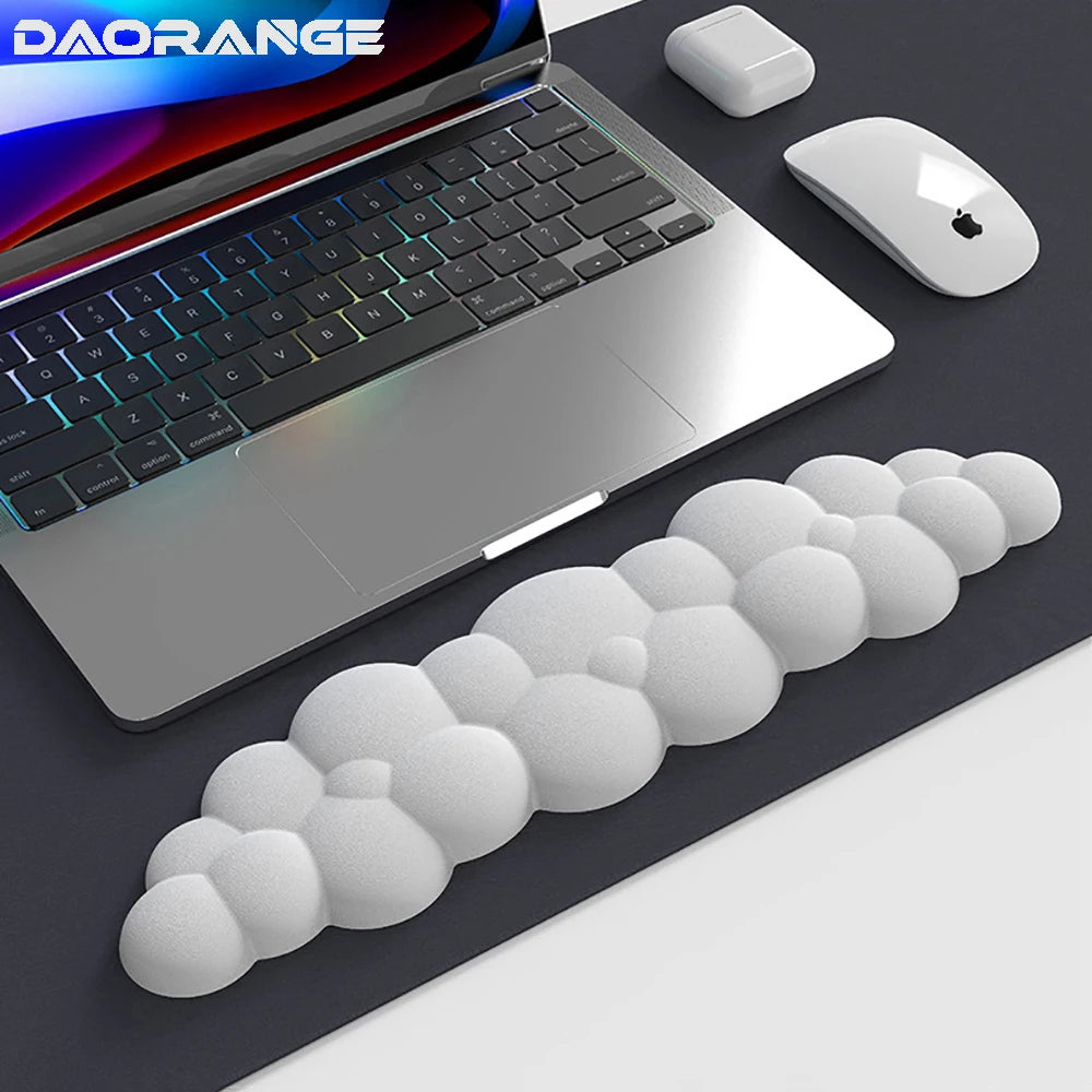 Soft Keyboard Wrist Rest Cloud Non-Slip Rubber