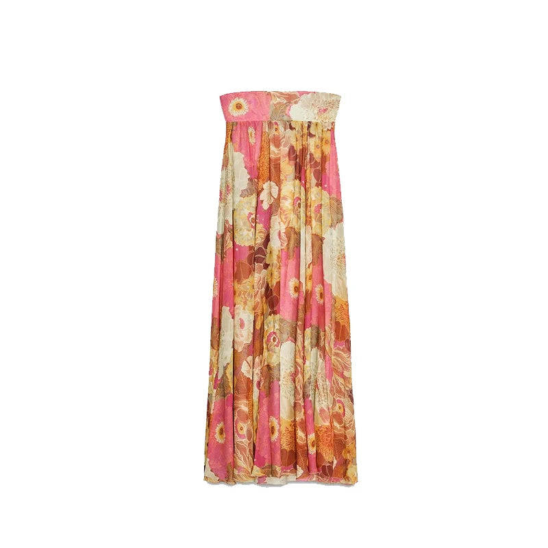 2025 Summer Strapless Dress